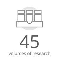 45 volumes of research