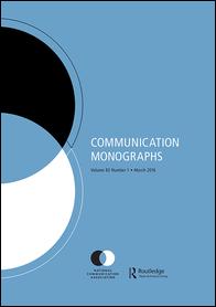 communication monographs cover