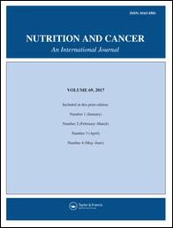 nutrition and cancer journal cover
