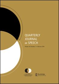 quarterly journal of speech cover