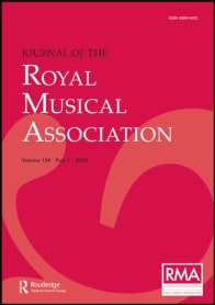 royal musical association cover