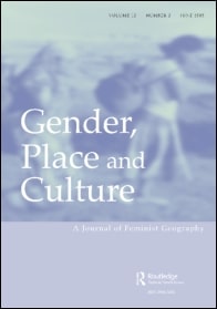 gender place and culture cover