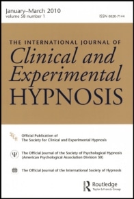 clinical and experimental hypnosis journal cover