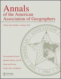 annals of the american association of geographers cover