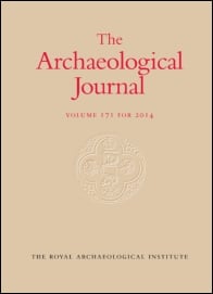the archaeological journal cover