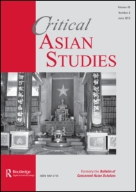 critical asian studies cover specialist collection
