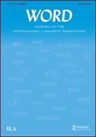 world journal of the international linguistic association cover