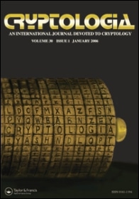 cryptologia journal cover