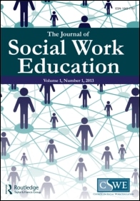 journal of social work education cover
