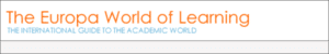 europa world of learning banner