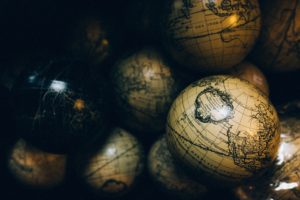 photo of several globes