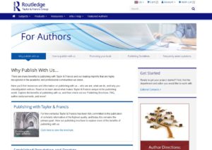 Routledge Author Resources home page