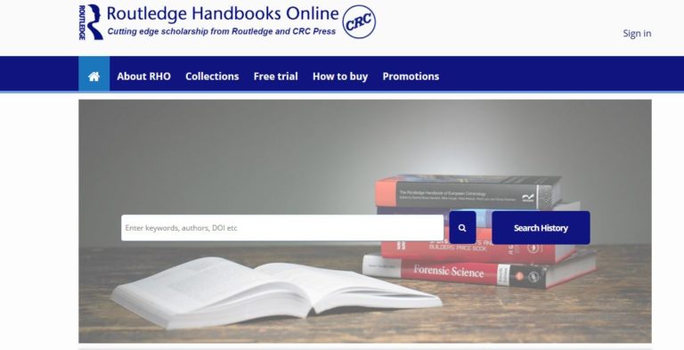 Routledge Handbooks Online