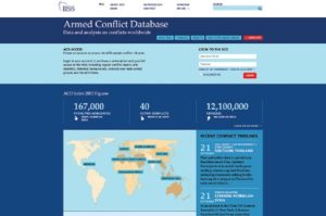 Armed Conflict Database screenshot