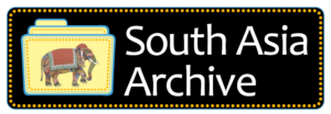 South Asia Archive Logo