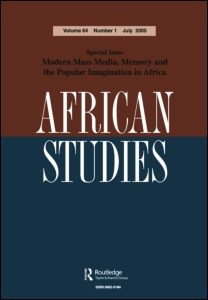 African studies journal cover