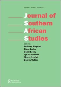 journal of southern African studies cover