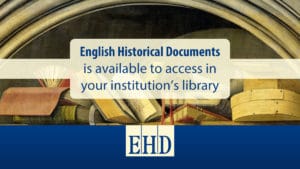 English Historical Documents | Online Resources