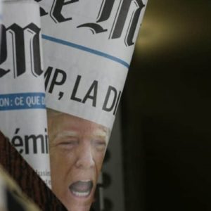 Picture of newspaper articles to demonstrate the concept of fake news